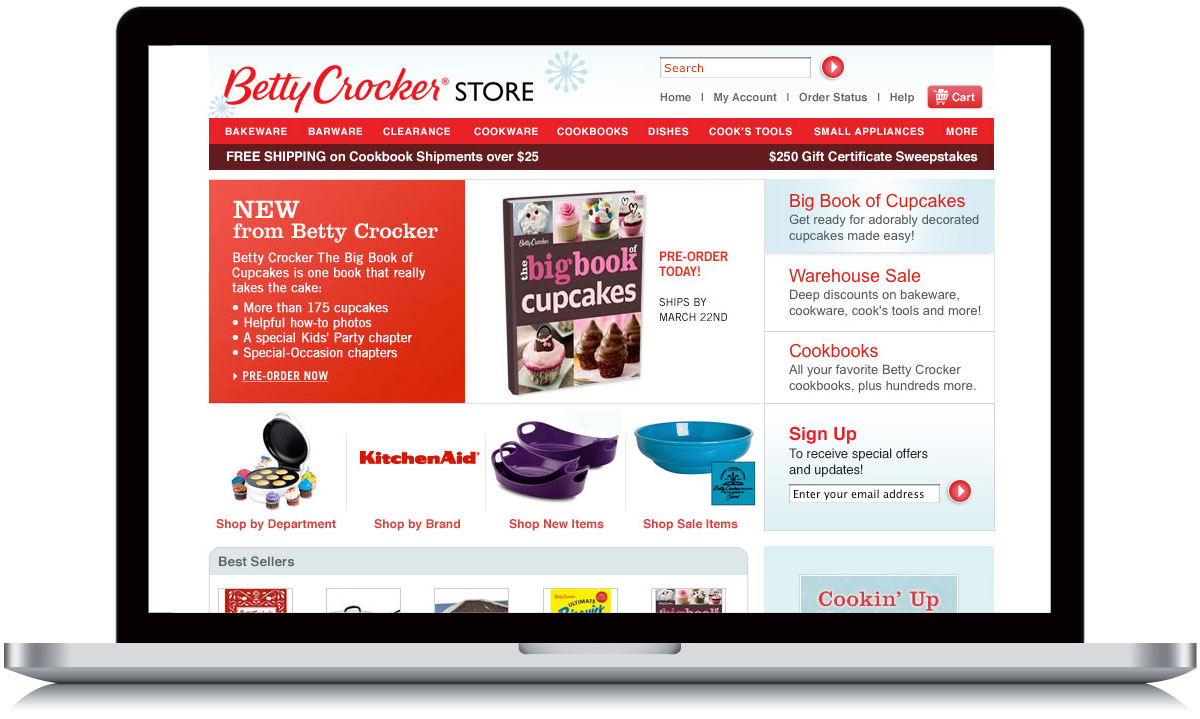 Betty Crocker Store Homepage
