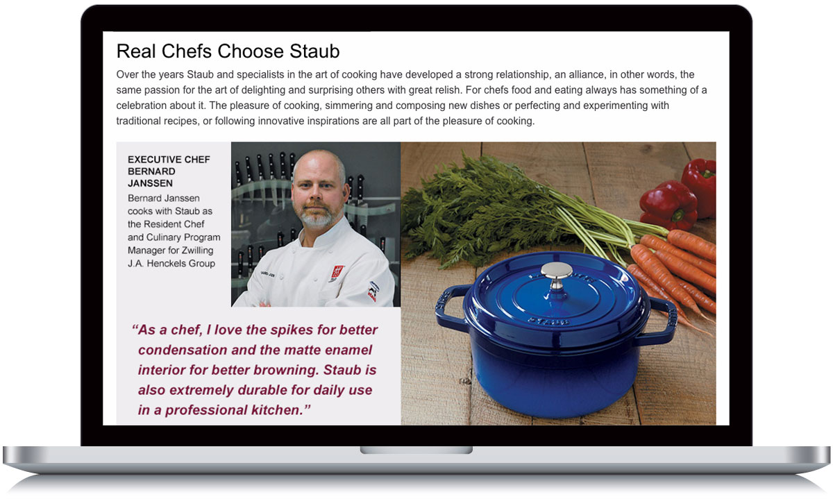 CHEFS Custom Landing Page