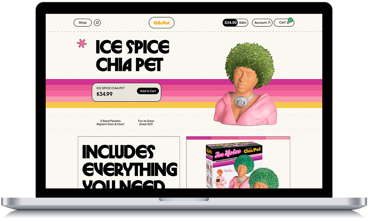 Chia Website Product Detail Page