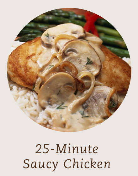 25-Minute Saucy Chicken