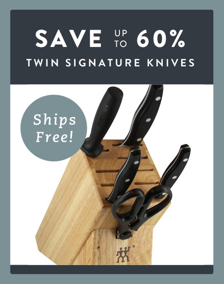 Save up to 60% on Twin Signature Knives