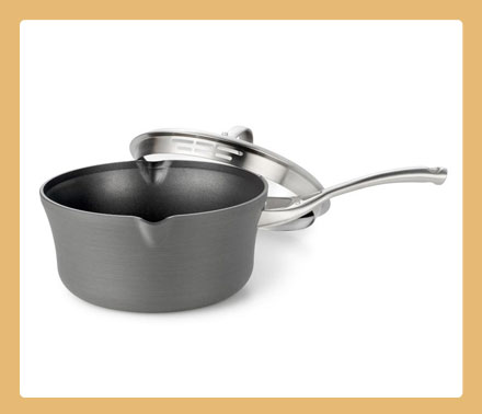 Calphalon Pour and Strain 3.5-qt. Saucepan