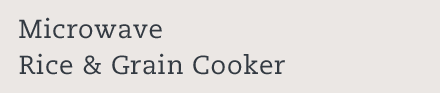 Microwave Rice and Grain Cooker
