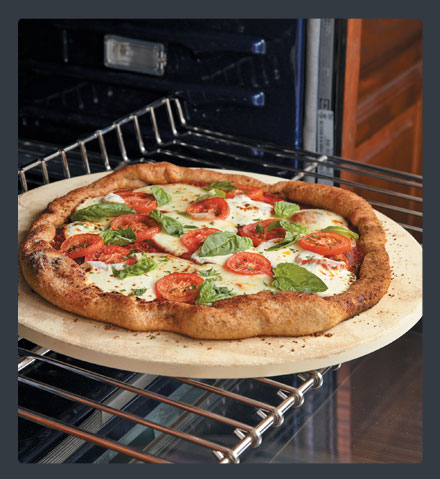 CHEFS 16.5-in. Ceramic Pizza Stone