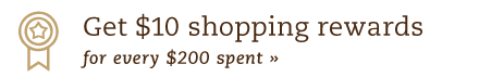 Get $10 Shopping Rewards for Every $200 Spent