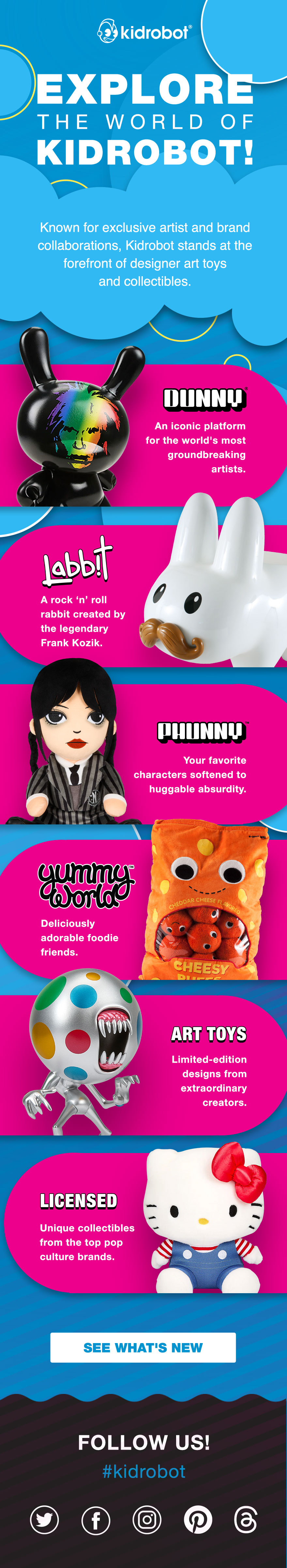 Kidrobot Welcome Email