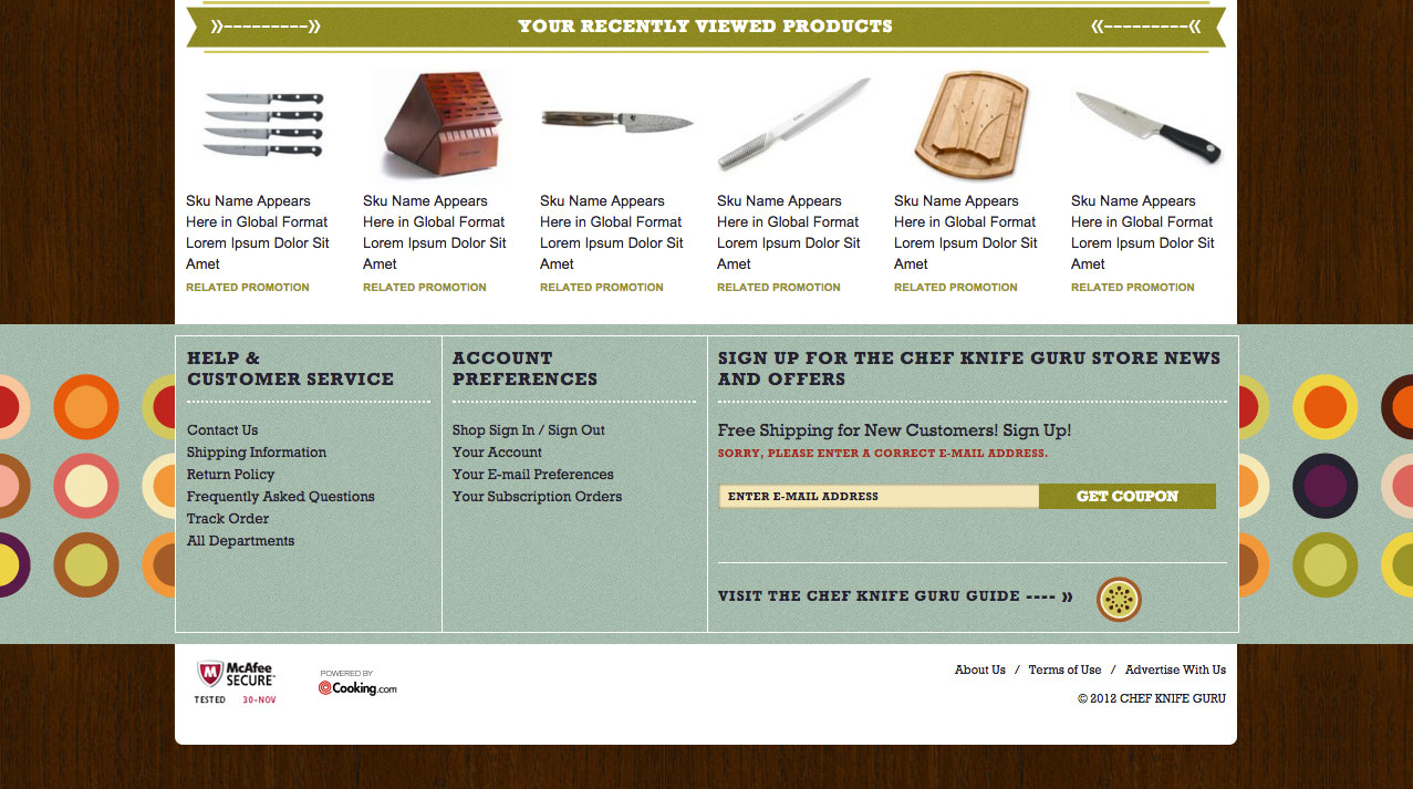 Chef Knife Guru Store Homepage