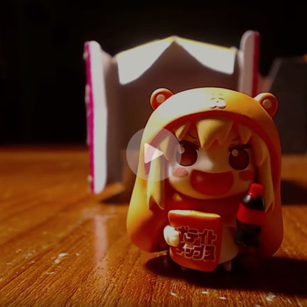 Loot Anime stop-motion unboxing video