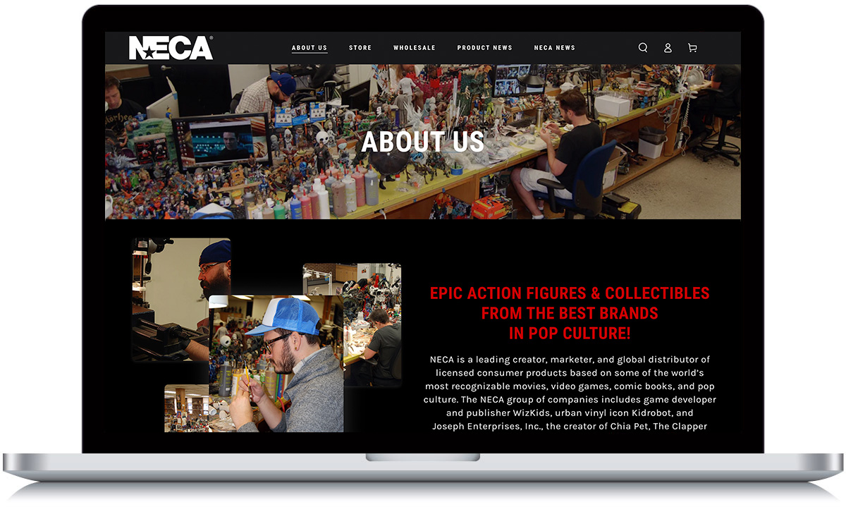 NECA Website About Us Page