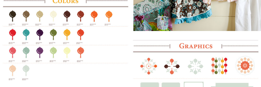 PaulaDeen style guide assets