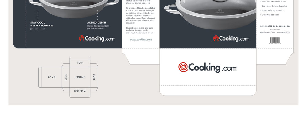 Cooking.com Everyday Pan Packaging