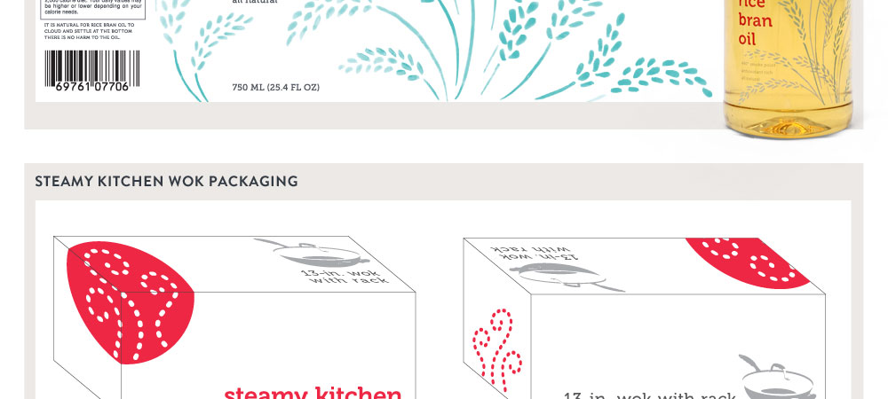Steamy Kitchen Packaging Development