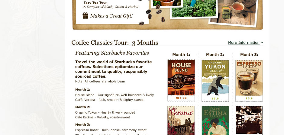 Starbucks Store Coffee Tours